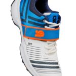 M-8 Cricket Shoes (White/Blue)