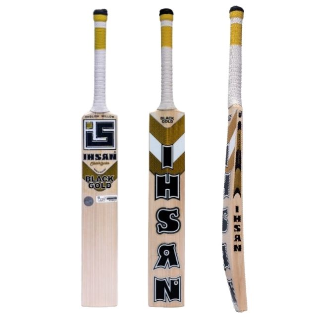Ihsan-Black-Gold-Cricket-Bat-2.jpg Ihsan Black Gold Cricket Bat - Image 1